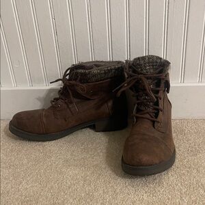 Faded Glory Brown Ankle Boots
